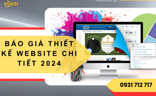 Giá thiết kế website bao nhiêu? Báo giá chi tiết 2024