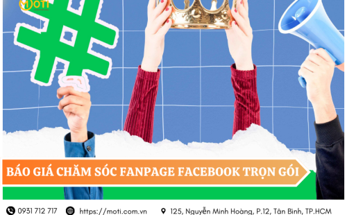 Báo giá dịch vụ chăm sóc fanpage facebook trọn gói