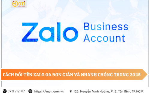 Cách đổi tên Zalo OA đơn giản và nhanh chóng trong 2025