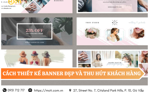 Cách thiết kế banner đẹp và thu hút khách hàng