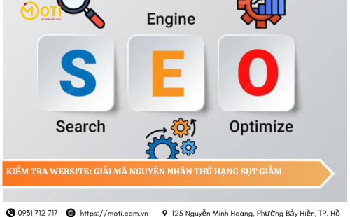 Kiểm tra website: Giải mã nguyên nhân thứ hạng sụt giảm