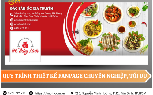 Quy trình thiết kế fanpage chuyên nghiệp, tối ưu