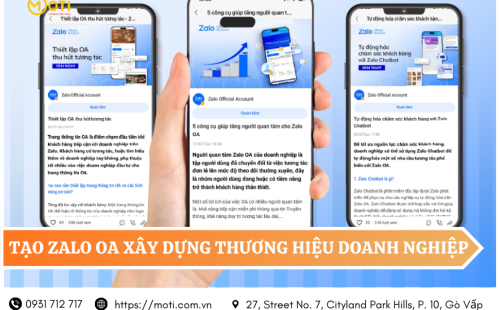 Xây dựng thương hiệu doanh nghiệp của bạn trên Zalo