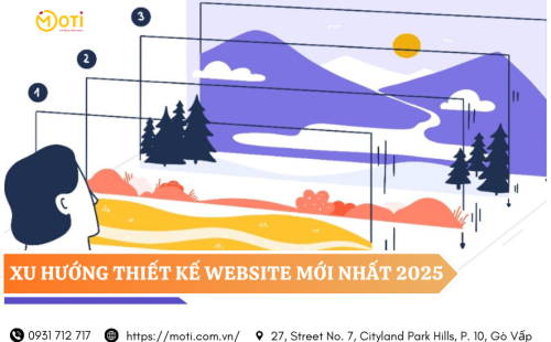 Xu hướng thiết kế website mới nhất 2025 không thể bỏ lỡ!